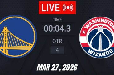 NBA LIVE! Golden State Warriors vs Washington Wizards | March 27, 2026 | 2026 NBA Season Live 2K
