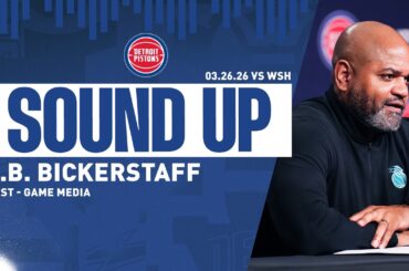 Post-Game Press Conference: J.B. Bickerstaff | Pistons vs. Pelicans | 03.26.26