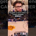 Suns vs Nuggets had the CRAZIEST ENDING! (reaction)