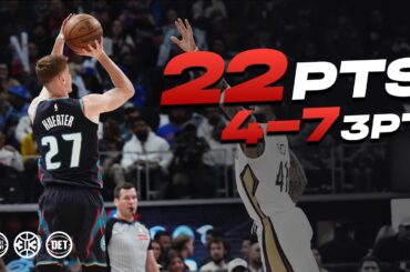 Kevin Huerter 22 PTS, 4-7 3PT | Game Highlights vs New Orleans Pelicans #nba #pistons