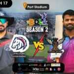 BHARAT DOCTORS LEAGUE - SEASON 2 || INDIANA PACERS VS STALLIONS HYDERABAD || MATCH #17  ||