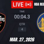 NBA LIVE! Golden State Warriors vs Cleveland Cavaliers | March 27, 2026 | Warriors vs Cavs | 2K26