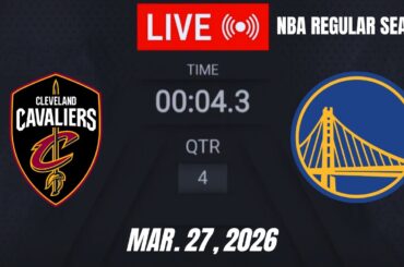 NBA LIVE! Golden State Warriors vs Cleveland Cavaliers | March 27, 2026 | Warriors vs Cavs | 2K26