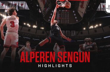 Alperen Sengun (33 points) Highlights vs. Chicago Bulls