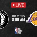 NBA LIVE! Los Angeles Lakers vs Brooklyn Nets | Mar. 27, 2026 | Nets vs Lakers NBA LIVE 2K26