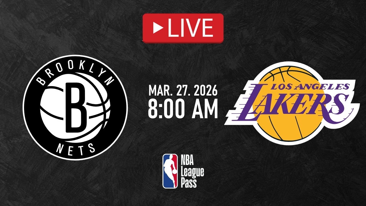 NBA LIVE! Los Angeles Lakers vs Brooklyn Nets | Mar. 27, 2026 | Nets vs Lakers NBA LIVE 2K26