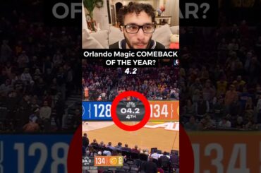 Magic vs Cavaliers reaction COMEBACK OF THE YEAR? #magic #cavaliers