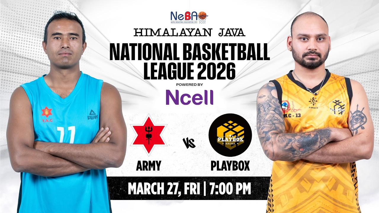 ARMY VS PLAYBOX || MATCH - 36 || HIMALAYAN JAVA NATIONAL BASKETBALL LEAGUE 2026 ||