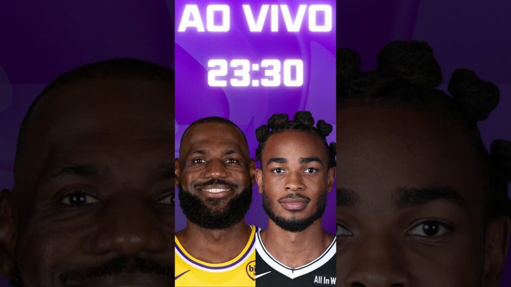 Apresentação Los Angeles Lakers Vs Brooklyn Nets – Temporada Regular