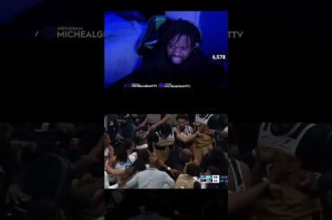 Lakers Fan Reacts To 4 EJECTED for FIGHT between OKC Thunder and Washington Wizards  #shorts