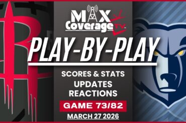 🔴LIVE - Houston Rockets vs Memphis Grizzlies - Play-By-Play & Reactions (3/27/26)