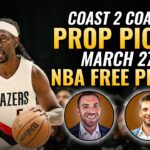 Can the Trail Blazers Defend Home Court vs the Mavericks? | NBA Player Props & Best Bets (3/27/26)