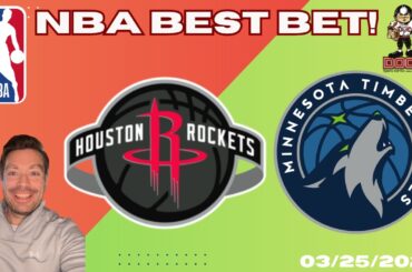 Houston Rockets vs Minnesota Timberwolves NBA Picks and Predictions Today | Nolan Patrick Best Bets