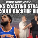 Are the New York Knicks Coasting Into the Playoffs? Big Mistake?