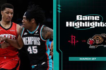 Memphis Grizzlies Highlights vs. Houston Rockets