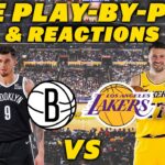 Brooklyn Nets vs Los Angeles Lakers | Live Play-By-Play & Reactions