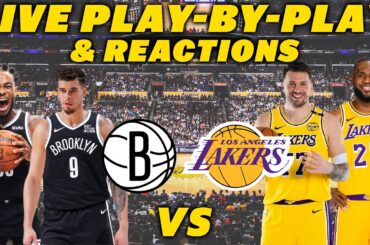 Brooklyn Nets vs Los Angeles Lakers | Live Play-By-Play & Reactions