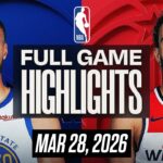 WIZARDS vs WARRIORS FULL GAME HIGHLIGHTS MARCH 28, 2026 NBA HIGHLIGHTS TODAY | NBA 2K26 GAMEPLAY
