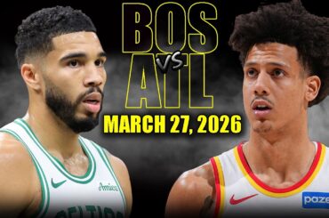 Boston Celtics vs Atlanta Hawks Full Game Highlights – March 27, 2026 | NBA Season