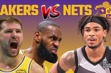 Lakers vs Nets LIVE Play By Play & Reaction!