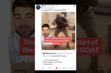 Victor Wembanyama should win MVP #nba #basketball #wemby #spurs