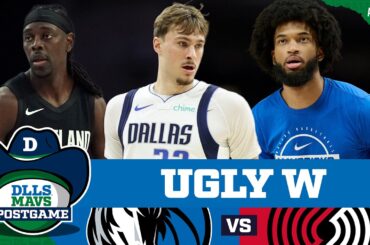 Cooper Flagg & Dallas Mavericks Win Defensive Struggle Vs. Blazers | DLLS MAVS POSTGAME