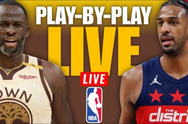 Golden State Warriors vs Washington Wizards | NBA Live Play-By-Play