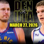 Denver Nuggets vs Utah Jazz Full Game Highlights – March 27, 2026 | NBA Season