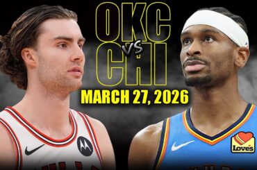 Oklahoma City Thunder vs Chicago Bulls Full Game Highlights – March 27, 2026 | NBA Season