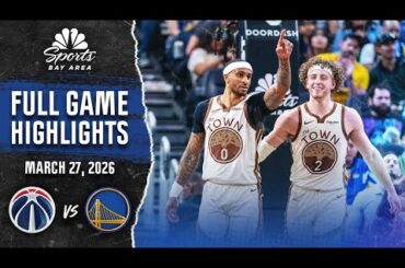 Warriors vs. Wizards highlights: Top plays in Golden State's 131-126 win | NBC Sports Bay Area