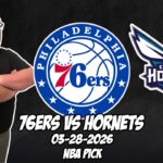 Philadelphia 76ers vs Charlotte Hornets 3/28/26 NBA Free Picks & Prediction | NBA Betting Tips