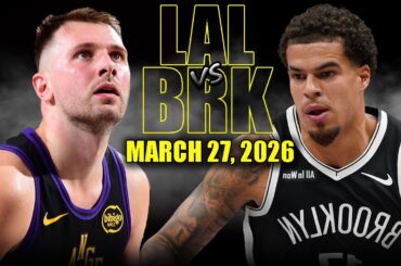 Los Angeles Lakers vs Brooklyn Nets Full Game Highlights – March 27, 2026 | NBA Season