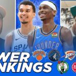 NBA Power Rankings: Thunder & Spurs NBA's Best, Celtics making noise  | The Dime With Josh and Kwab