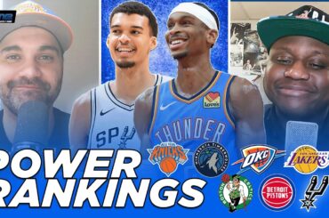 NBA Power Rankings: Thunder & Spurs NBA's Best, Celtics making noise  | The Dime With Josh and Kwab