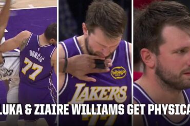 DOUBLE TECHS assessed after Luka Doncic & Ziaire Williams get chippy 👀 | NBA on ESPN