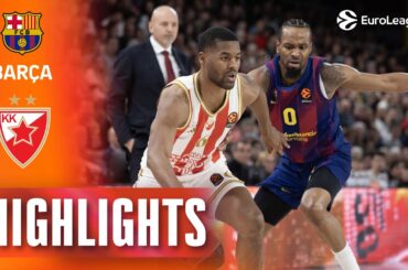 Overtime Changed The PLAYOFF Race | Barcelona - Crvena Zvezda | R34 BASKETBALL HIGHLIGHTS 2025-26