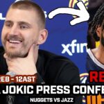 Nikola Jokic on Murray Breaking 3PT Record & JOKES After Dropping 33-16-12 in Nuggets WIN vs Jazz
