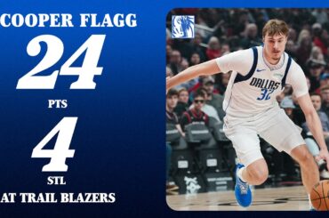 Cooper Flagg (24 PTS 4 STL) at Portland Trail Blazers | March 27, 2026