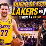 🏀 LAKERS VS NETS AO VIVO: LUKA VAI AMASSAR MAIS UMA VEZ? 🟣🟡
