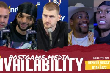 ALL Denver Nuggets Postgame Media vs. UTA  🎙️
