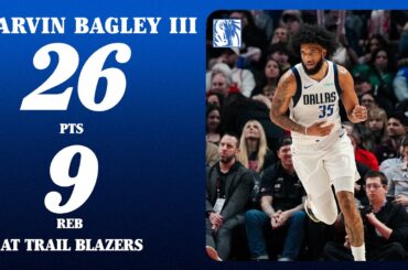 Marvin Bagley III (26 PTS 9 REB) at Portland Trail Blazers | March 27, 2026