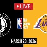 NBA LIVE! Los Angeles Lakers vs Brooklyn Nets | Mar. 28, 2026 | Nets vs Lakers NBA LIVE 2K26