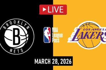 NBA LIVE! Los Angeles Lakers vs Brooklyn Nets | Mar. 28, 2026 | Nets vs Lakers NBA LIVE 2K26