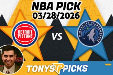 Detroit Pistons vs Minnesota Timberwolves Pick 3/28/26 NBA Pick Prediction