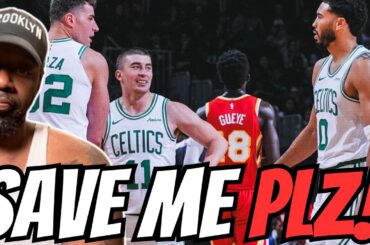 OH IM IN TROUBLE! Hawks vs Celtics Game Highlights 3/28 (REACTION)