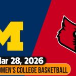 Michigan vs Louisville Live HD March 28, 2026 | NCAA Women's Basketball Championship 2026
