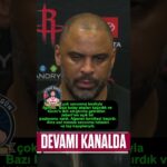 Udoka : "Alperen Turnike Kaçırdı... " Wolves Maç Sonu Açıklamaları #nba #houstonrockets #sports