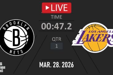NBA LIVE NOW! Los Angeles Lakers vs Brooklyn Nets | Mar. 28, 2026 | Nets vs Lakers NBA LIVE 2K26