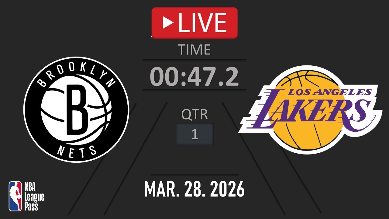 NBA LIVE NOW! Los Angeles Lakers vs Brooklyn Nets | Mar. 28, 2026 | Nets vs Lakers NBA LIVE 2K26