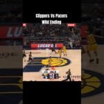 Clippers Vs Pacers wild Ending Kawhi Leonard Game Winner #shorts